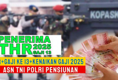 Pencairan THR THR pensiunan PNS, TNI dan Polri 10 - 20 Maret 2025, Ini Rincian Komponennya