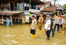 Tempuh Perjalanan Puluhan Kilometer, Pj Bupati Muba Boyong Sembako untuk Warga Terdampak Banjir
