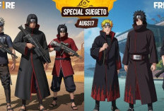 Free Fire x Naruto: Itachi, Pain, Hingga Madara Hadir di Event Spesial 17 Agustus 2025, 12 Kode Redeem FF