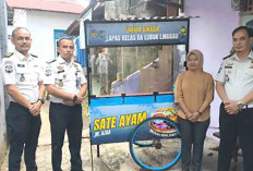 Lapas Lubuk Linggau Berikan Bantuan Gerobak untuk Keluarga Warga Binaan, Ini Tujuannya