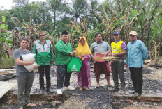 Katmini Korban Kebakaran Terima Bantuan dari BAZNAS Musi Rawas 