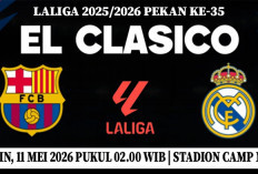 Kunci Gelar Juara di Camp Nou!, Prediksi Barcelona vs Real Madrid, LaLiga 2025/2026, El Clasico, Pekan ke-35