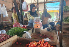 Pedagang Pasar B Srikaton Musi Rawas Keluhkan Tingginya Harga Sayuran
