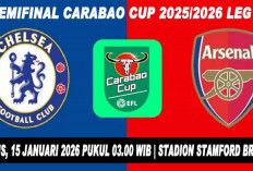 Ujian Liam Rosenior, Prediksi Chelsea vs Arsenal, Semifinal Carabao Cup 2025/2026, Leg 1, Cek Link Live 