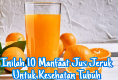 Inilah 10 Manfaat Jus Jeruk Untuk Kesehatan Tubuh, Yuk Simak Disini!