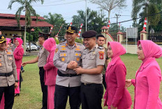 34 Personel Naik Pangkat, ini Pesan Kapolres Musi Rawas