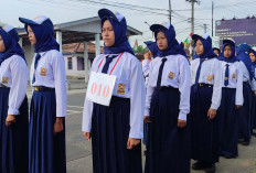MTs Ittihadul Ulum Lubuk Linggau Tanamkan Jiwa Disiplin Melalui Ekskul Paskibra