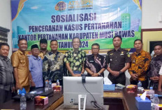 BPN Musi Rawas Gandeng Kejaksaan Negeri dan Kepolisisan Gelar Sosialisasi Pencegahan Kasus Pertanahan