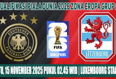 Die Manschaft Segel Tiket Lolos?, Prediksi Luksemburg vs Jerman, WCQ 2026 Eropa, Tayang RCTI
