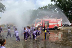 Puluhan Siswa RA Diberi Edukasi Pencegahan Kebakaran Bersama Damkar Mura