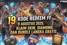 19 Kode Redeem FF 9 Agustus 2025, Klaim Skin, Diamond, dan Bundle Langka Gratis