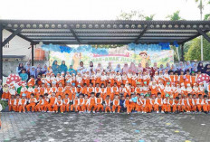 Antusias Anak Didik PAUD Unggulan Ar-Risalah Dikunjungi Bunda PAUD Kota Lubuk Linggau