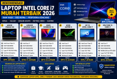 7 Laptop Intel Core i7 Murah Terbaik 2026, Performa Kencang Mulai Rp10 Jutaan