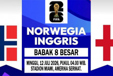 Adu Tajam Haaland dan Kane, Prediksi Norwegia vs Inggris, Piala Dunia 2026, Babak 8 Besar, Live di Mana?