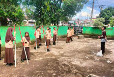 Siswa SDN 47 Lubuk Linggau Antusias Ikuti Latihan Ekstrakurikuler Pramuka