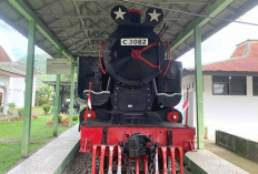 Sejarah Dibalik Benda Bersejarah di Museum Subkoss Garuda Sriwijaya Lubuklinggau, Kereta Lokomotif Uap C3082