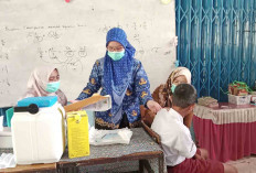 SDN 28 Lubuk Linggau Dapatkan Layanan Suntik Anti Tetanus dan Imunisasi Rutin