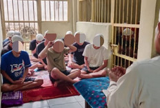 Puluhan Tahanan di Polres Lubuk Linggau Menahan Berkumpul sambil Menahan Air Mata, Ini Penyebabnya