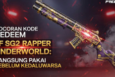Bocoran Kode Redeem FF SG2 Rapper Underworld: Langsung Pakai Sebelum Kedaluwarsa