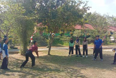 Semangat dan Antusias Siswa SMPN 14 Lubuk Linggau dalam Latihan Ekstrakurikuler Voli
