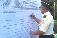 Lapas Lubuk Linggau Komitmen Tolak Narkoba dan Handphone Ilegal, Lakukan Ikrar Bersama Seluruh Pegawai