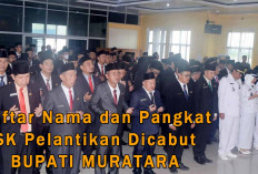 Bupati Muratara Cabut SK Pelantikan, Berikut Nama serta Pangkat 114 Pejabatnya