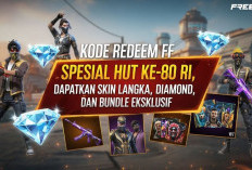 Kode Redeem FF Spesial HUT ke-80 RI, Dapatkan Skin Langka, Diamond, dan Bundle Eksklusif