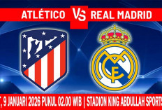Jadwal Atletico Madrid vs Real Madrid, Semifinal Super Copa 2026, Live Mana?