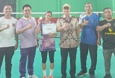Rina Melisa, Siswi SMPN 5 Lubuk Linggau, Raih Juara I Bulutangkis Putri O2SN Tingkat Kota Lubuk Linggau 2026