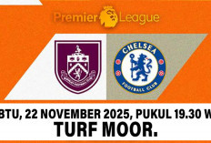 Tren Berbeda, Prediksi Burnley vs Chelsea, 22 November 2025, Premier League 2025/2026, Pekan ke-12 