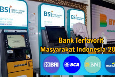 Bank Terfavorit Masyarakat Indonesia 2024, BCA, Mandiri, BNI, BRI dan BSI