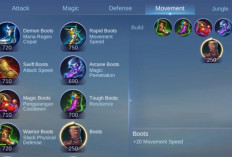 Jangan Asal Beli Sepatu, Ini 7 Item Boots Mobile Legends Lengkap Beserta Kegunaanya  