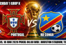 Ujian Pertama Selecao, Prediksi Portugal vs DR Congo, Piala Dunia 2026, Grup K, Matchday 1