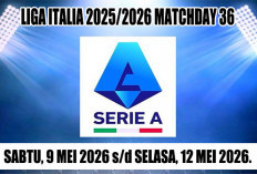 Liga Italia 2025/2026, Jadwal Lengkap Matchday 36, Live ANTV 9-12 Mei, Cek Big Match, Update Klasemen