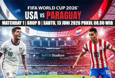Dominasi The Yanks!, Amerika Serikat vs Paraguay, Piala Dunia 2026, Matchday 1, Grup D, Prediksi, H2H, Live TV