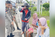 Ramadhan Pengemis Semakin Banyak, Sat PolPP Lubuk Linggau Patroli  