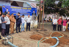Implementasikan Program Keminimpas, Lapas Narkotika Kelas IIA Muara Beliti Bangun Sumur Bor di Muara Beliti