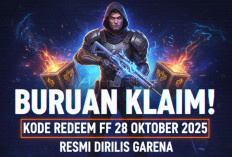 Buruan Klaim! Kode Redeem FF 28 Oktober 2025 Resmi Dirilis Garena, Banyak Hadiah Eksklusif
