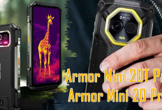 Armor Mini 20T Pro dan Armor Mini 20 Pro Smartphone Tanggu dengan Alam Ekstrem 