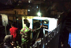 Ribut Keluarga 10 Unit Rumah di Lubuk Linggau Diduga Dibakar 