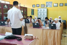 Siswa Kelas VI SDN 36 Lubuk Linggau Fokus Latihan Ujian TKA