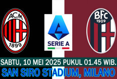 Duel Pemanasan, Prediksi AC Milan vs Bologna, Liga Italia 2024/2025, Pekan 36, Tayang Kapan?