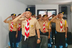 Lapas Narkotika Muara Beliti Ikuti Upacara Pembukaan Perkemahan Satya Dharma Bhakti Pemasyarakatan 2025