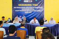 Warga Binaan Lapas Narkotika Kelas IIA Muara Beliti, Skrining TBC Langsung dari Dinkes dan BLKM Palembang