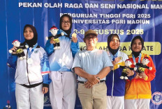 Hari Pertama Ikut PORSENASMA di Jawa Timur, Mahasiswa UNPARI Sudah Borong 17 Medali