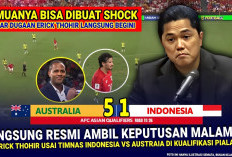 Timnas Indonesia Kalah 1-5 dari Australia, Erick Thohir Hanya Beri Pesan Begini!