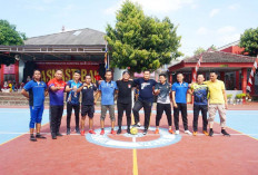 Petugas Lapas Narkotika Kelas IIA Muara Beliti  Tanding Futsal Jelang Hari Pengayoman dan Dirgahayu RI ke 79