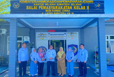 Penjemputan Siswa PKL SMKN Rawas Ulu, Ini Harapan Kepala Bapas Muratara