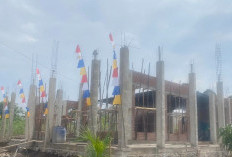 Pembangunan Masjid masih 25%, target selesai 6 bulan