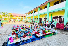 MPLS SDN 43 Lubuk Linggau Meriah dengan Lomba Mewarnai dan Makanan Sehat